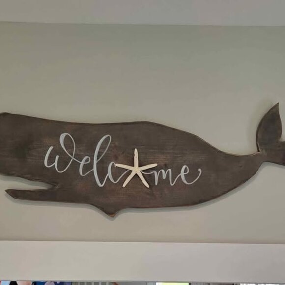 Other - Handmade Welcome Whale